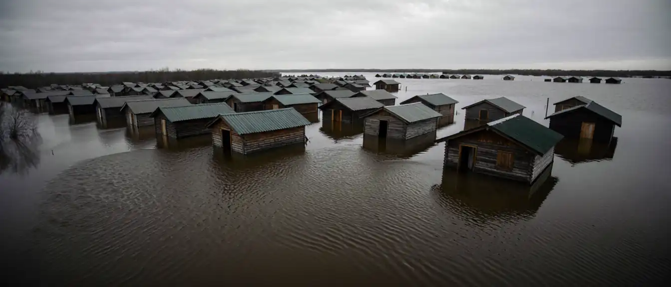 Паводок в Хабаровском крае: сотни дачных участков ушли под воду