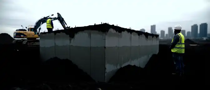 Фундамент для будущего: в Краснопахорском районе Новой Москвы завершен первый этап строительства жилого комплекса