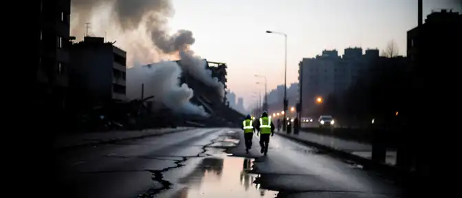 Последствия ночных взрывов в Харькове и перебои с электричеством в Днепропетровской области